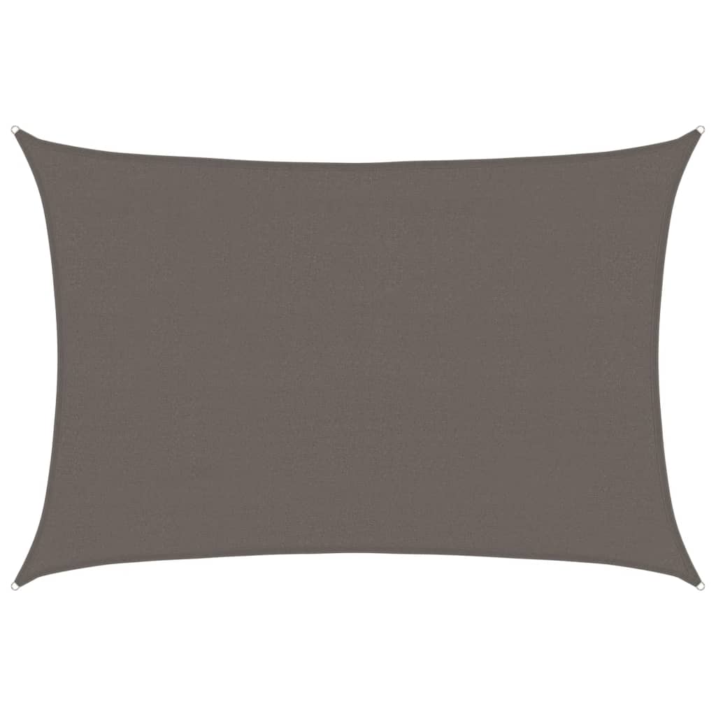Sunshade Sail HDPE Rectangular 13.1'x19.7' Anthracite