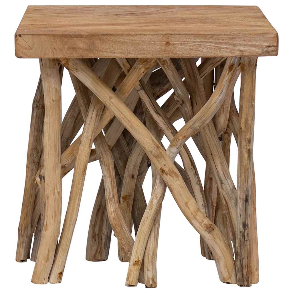 Coffee Table Brown Mixed recycled wood Small Durable