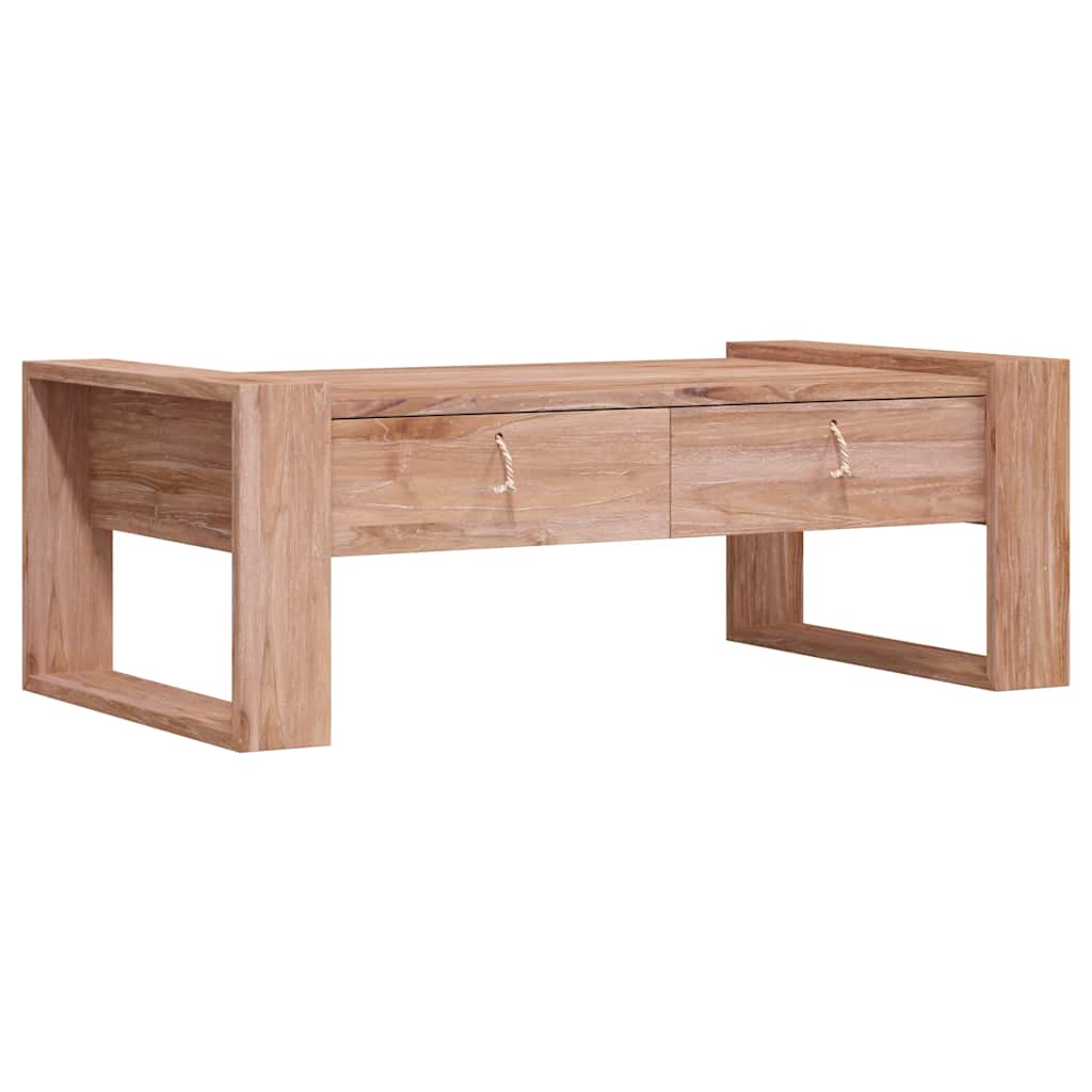 Coffee Table Teak Solid teak wood 43.3 x 23.6 x 15.7 in