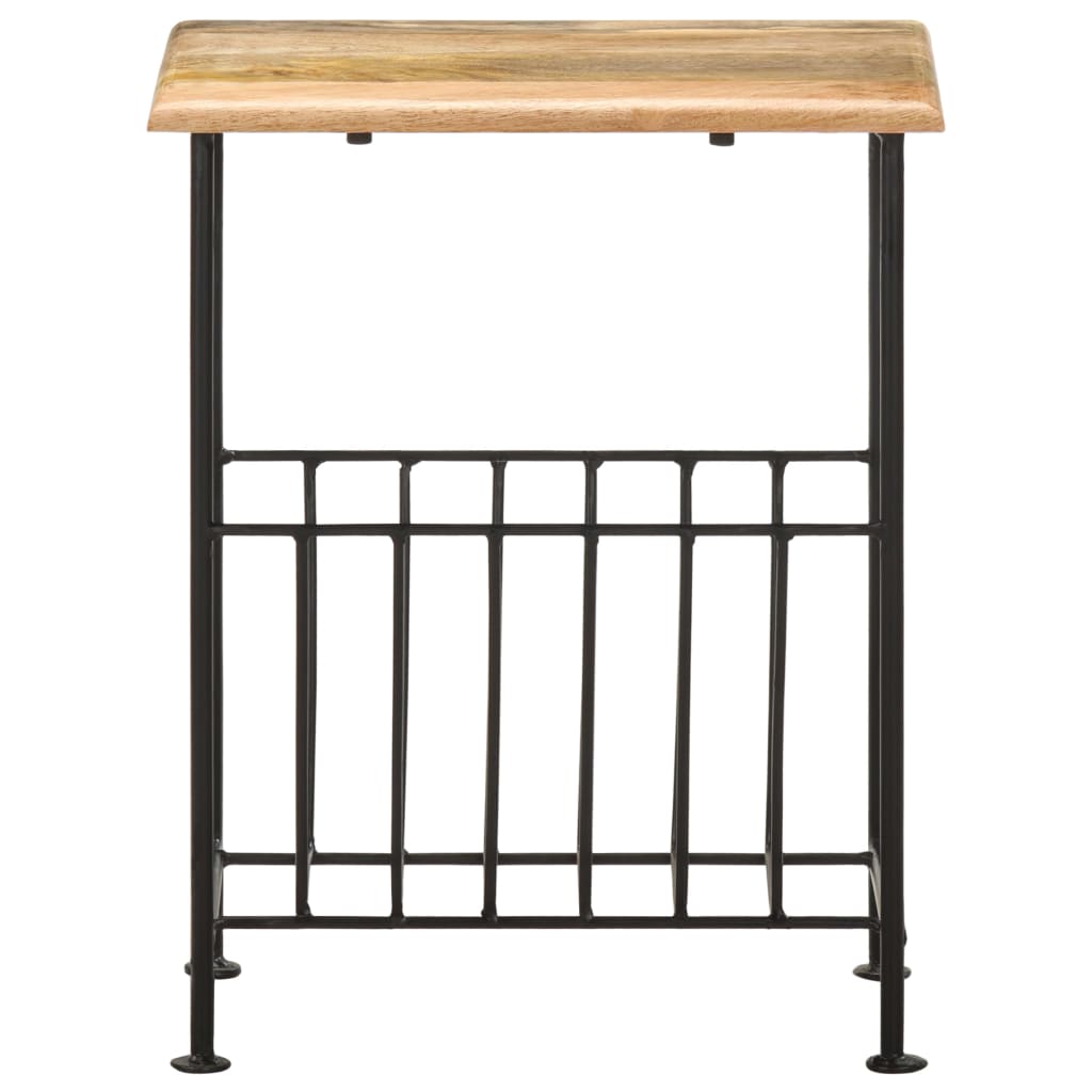 Magazine Rack Black and Brown