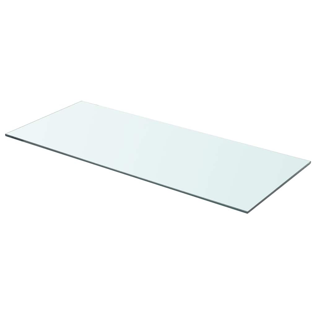 Glass Panel Set of 2 Clear Tempered glass 27.6x11.8 in