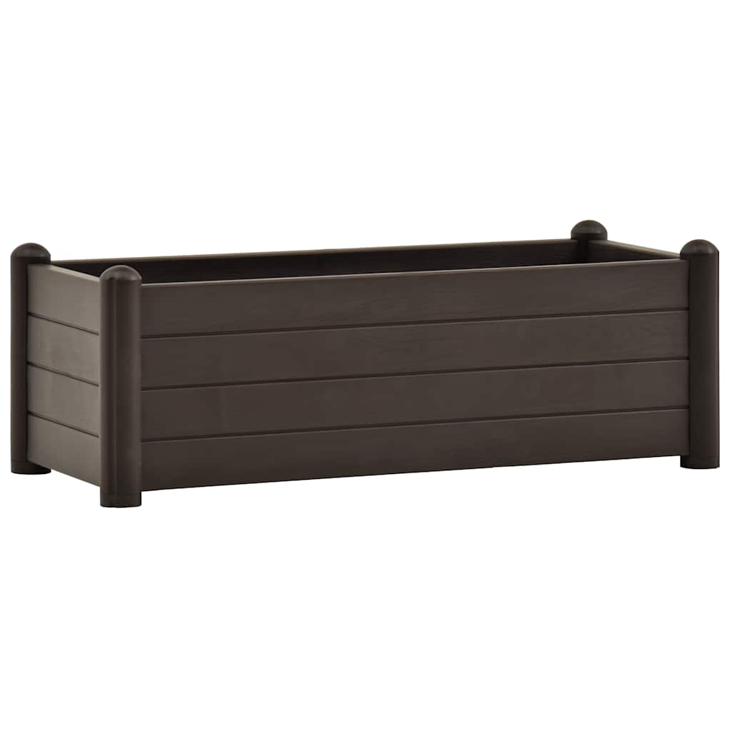Raised Bed Mocha Polypropylene Medium UV-resistant materials