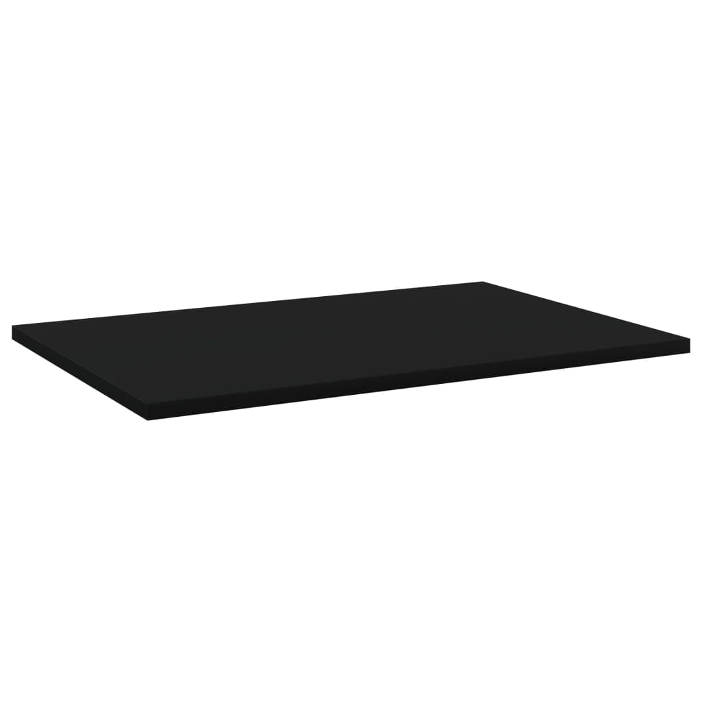 Shelf Set of 8 Black Engineered wood 23.6x15.7x0.6 in Simple