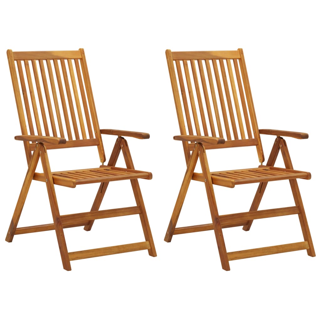 Garden Chair Set of 2 Cream