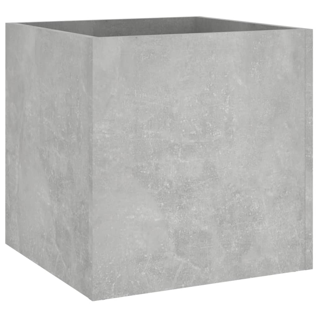 Planter Box Concrete grey Engineered wood Medium