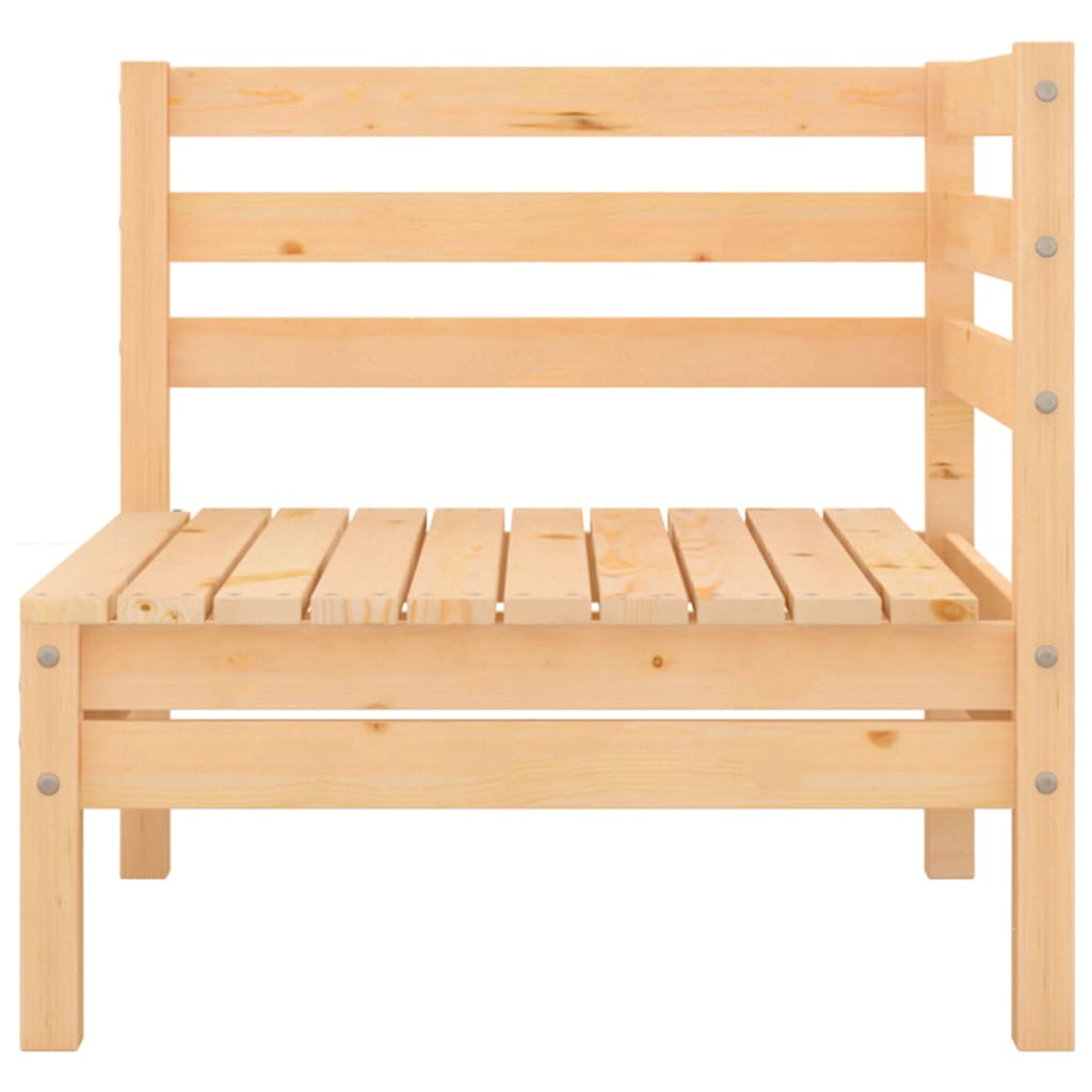 Corner Sofa Natural Wood Solid pinewood Standard Modular