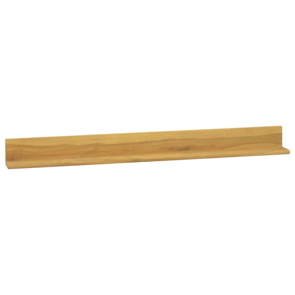 Wall Shelf Natural Teak Solid teak wood with a natural finish