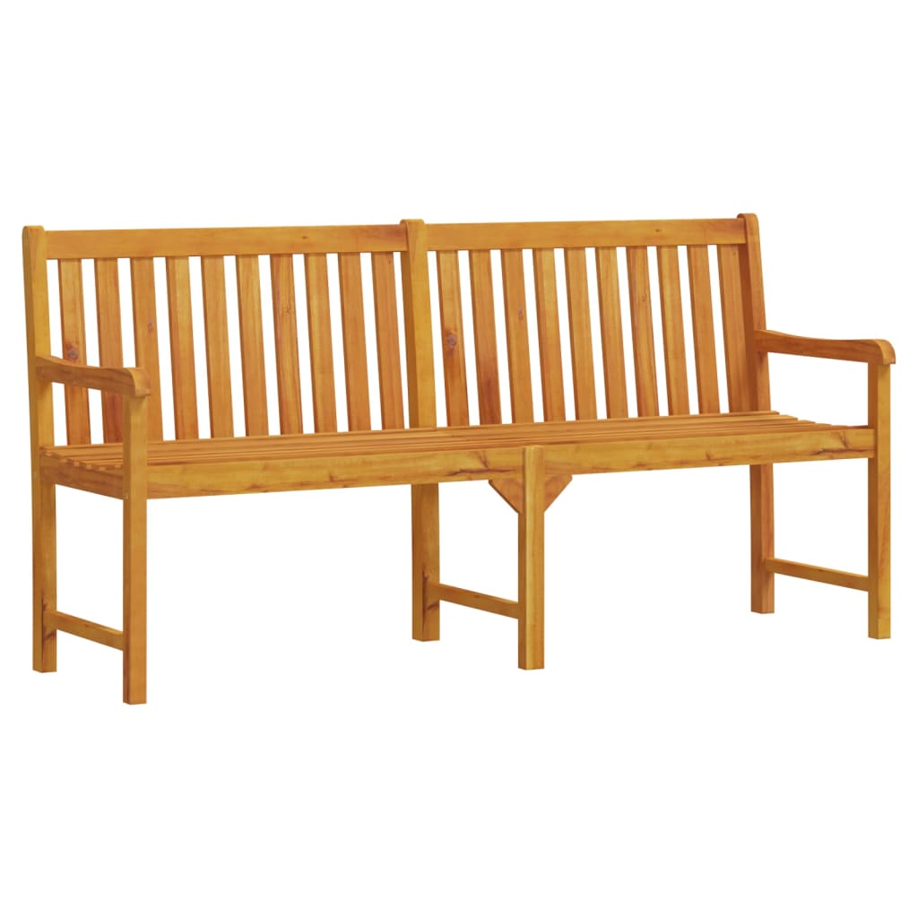 Garden Bench Natural wood Solid acacia wood 70.9 in Durable