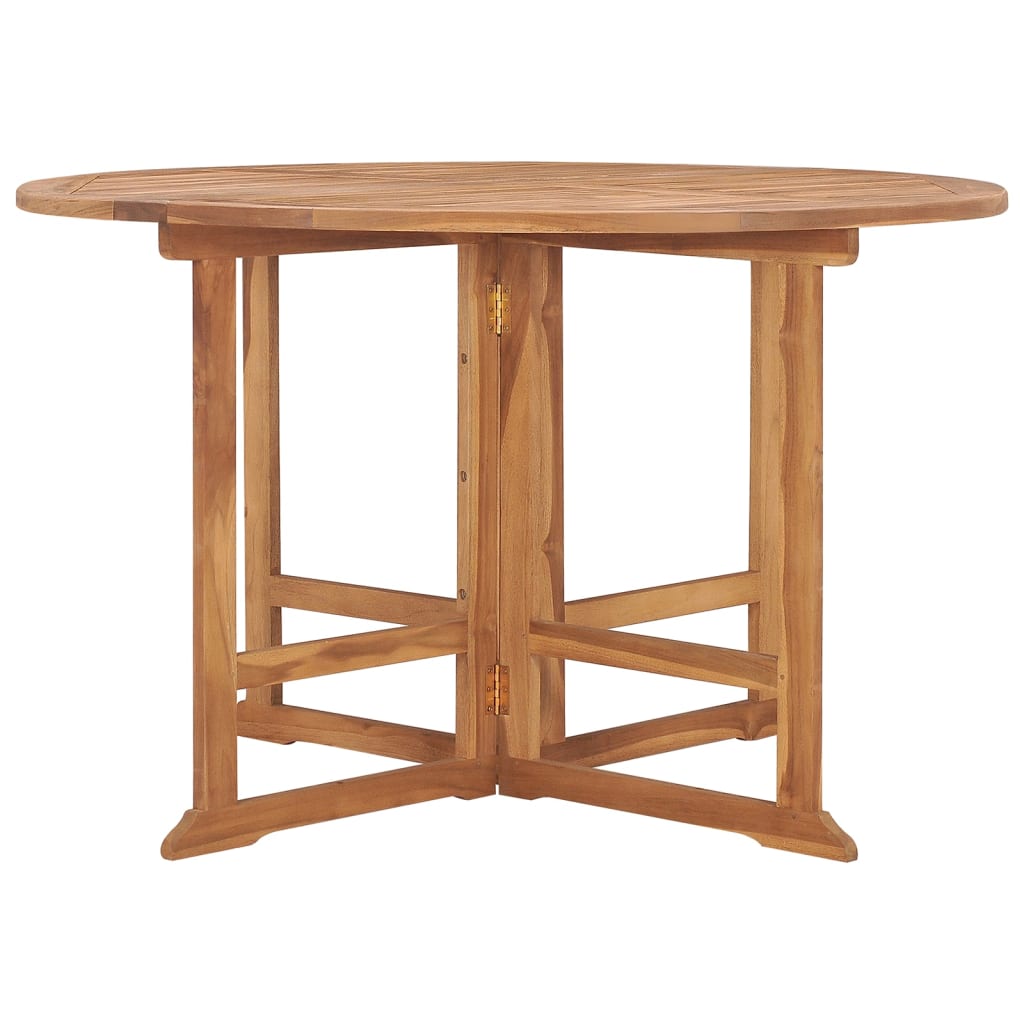 Garden Dining Table Natural teak Teak wood Medium Foldable