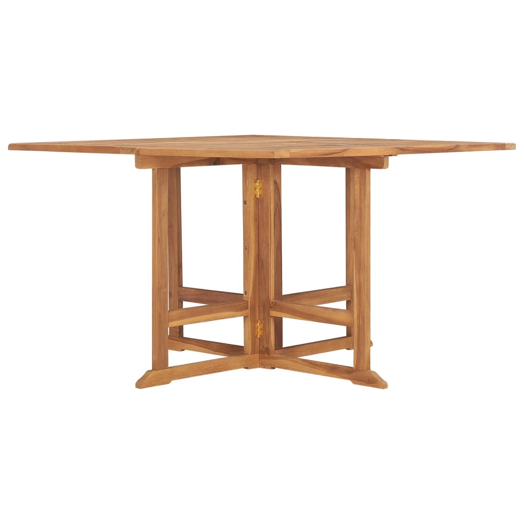Garden Dining Table Teak Teak hardwood 43.3x43.3x29.5 in Foldable