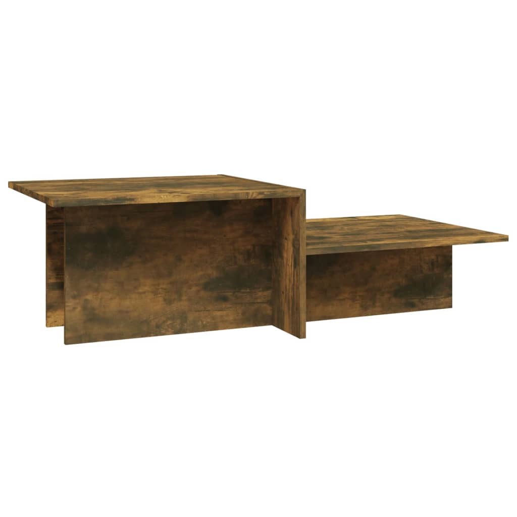 Coffee Table Smoked Oak Engineered Wood Medium Great Design
