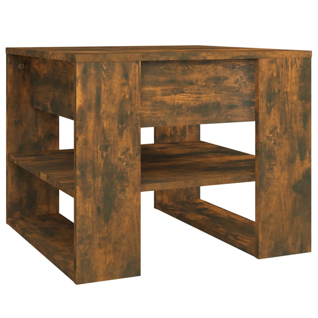 Coffee Table Smoked Oak Engineered Wood Medium Coffee Table