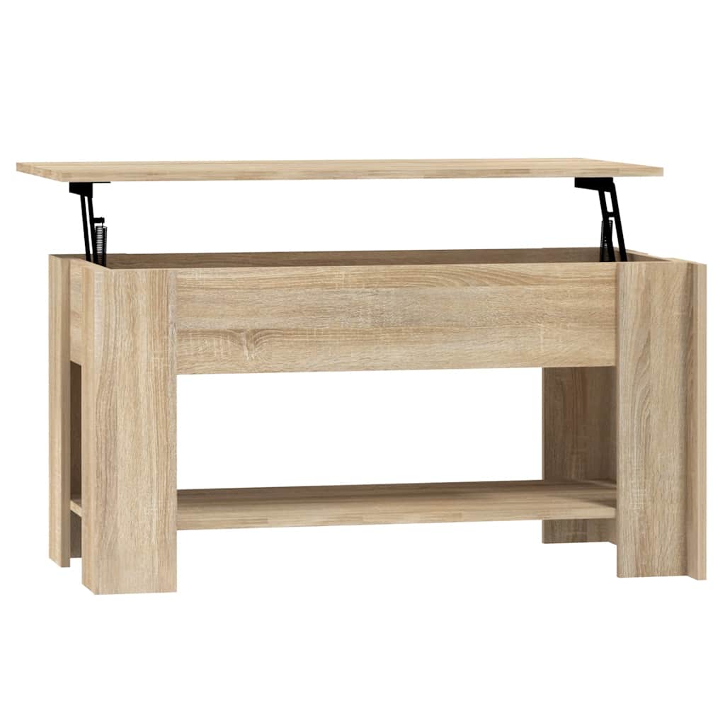 Coffee Table Sonoma oak Engineered wood Medium Adjustable