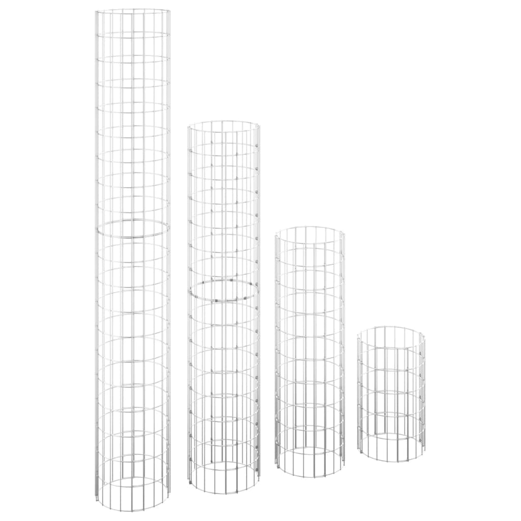 Gabion Raised Bed Silver Galvanized steel Various sizes