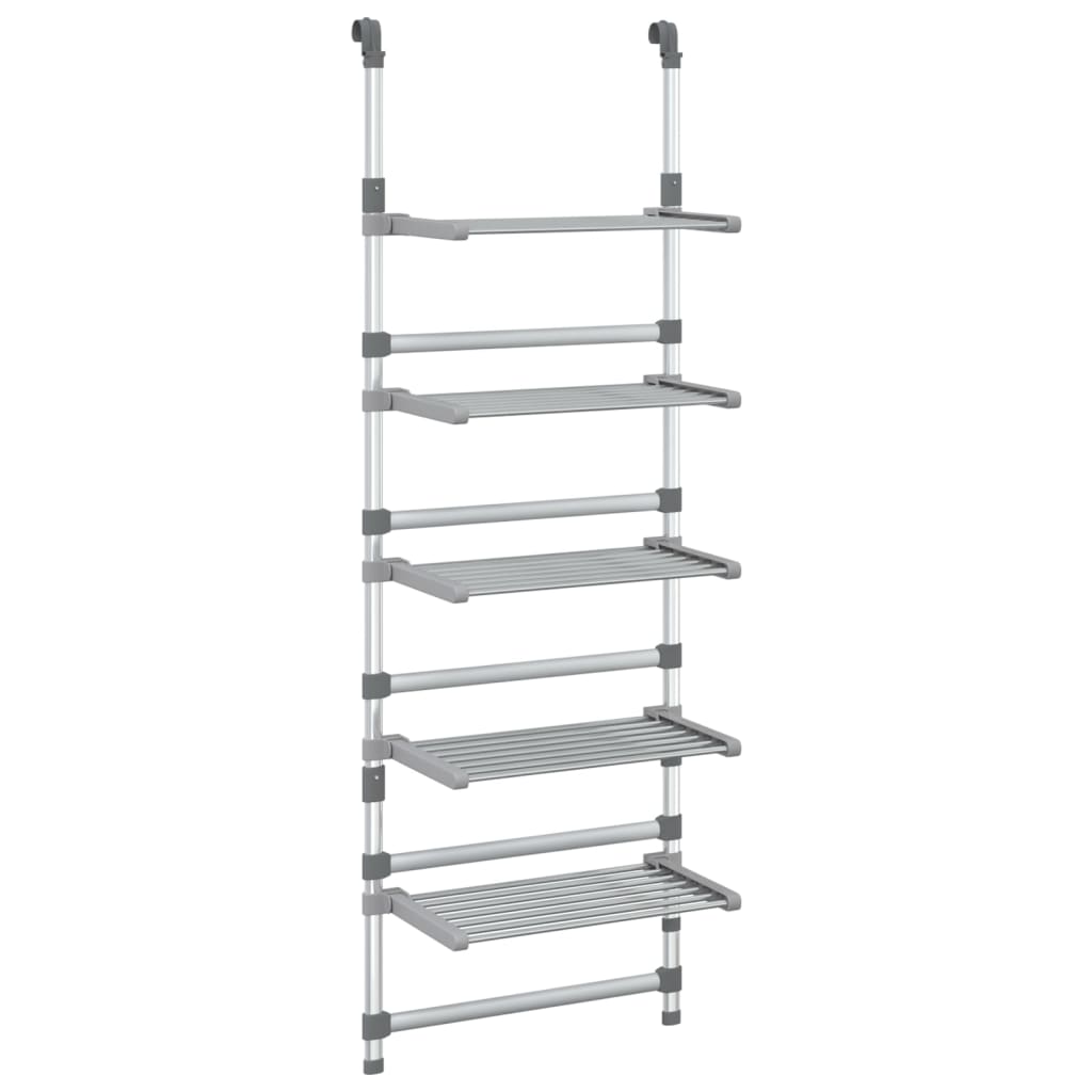 5-Tier Hanging Laundry Drying Rack Aluminum