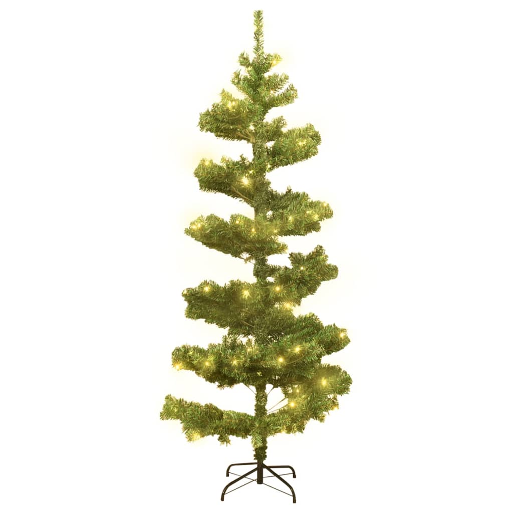 Swirl Christmas Tree Green PVC 59.1 in tall Swirl Christmas Tree