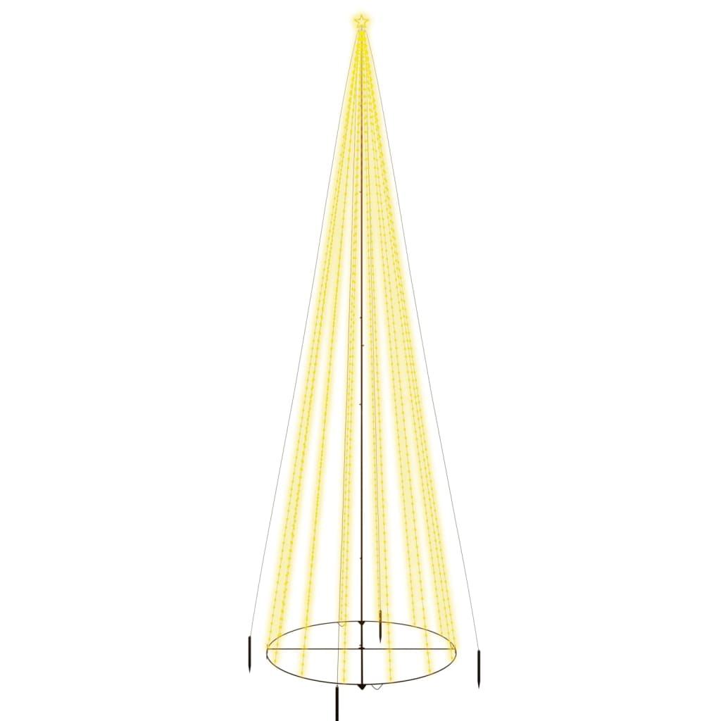 Christmas Cone Tree Warm White Powder-coated steel, Copper, PVC