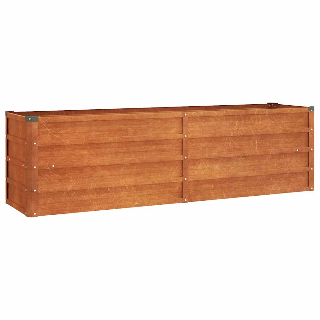Garden Raised Bed Rusty Corten steel Large Decorative Inlays