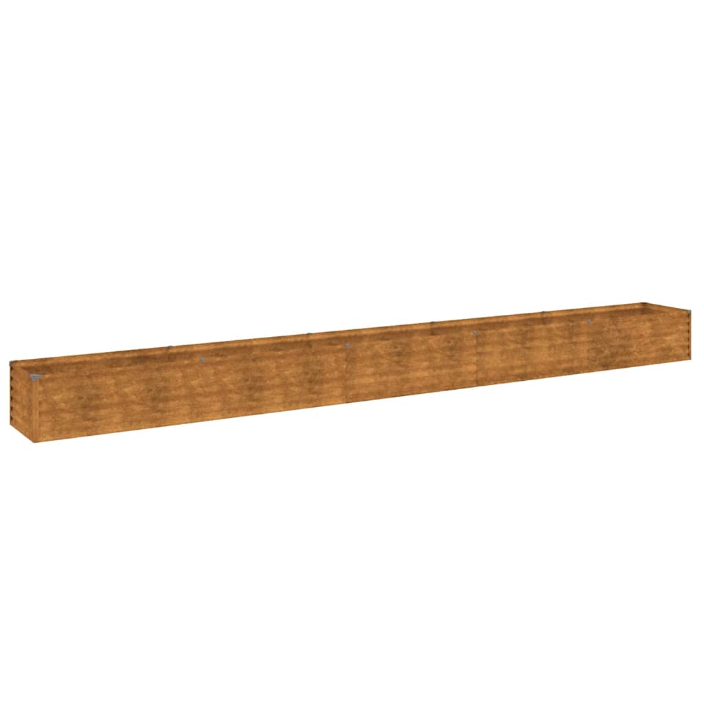 Garden Raised Bed Rusty Corten Steel Large Decorative Inlays