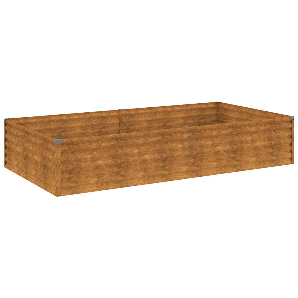Garden Raised Bed Rusty Corten Steel Large Decorative Inlays