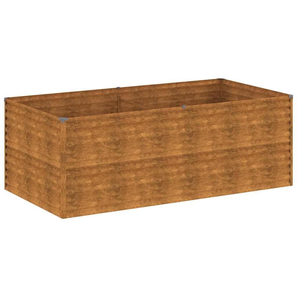 Garden Raised Bed 77.2"x39.4"x27.2" Corten Steel