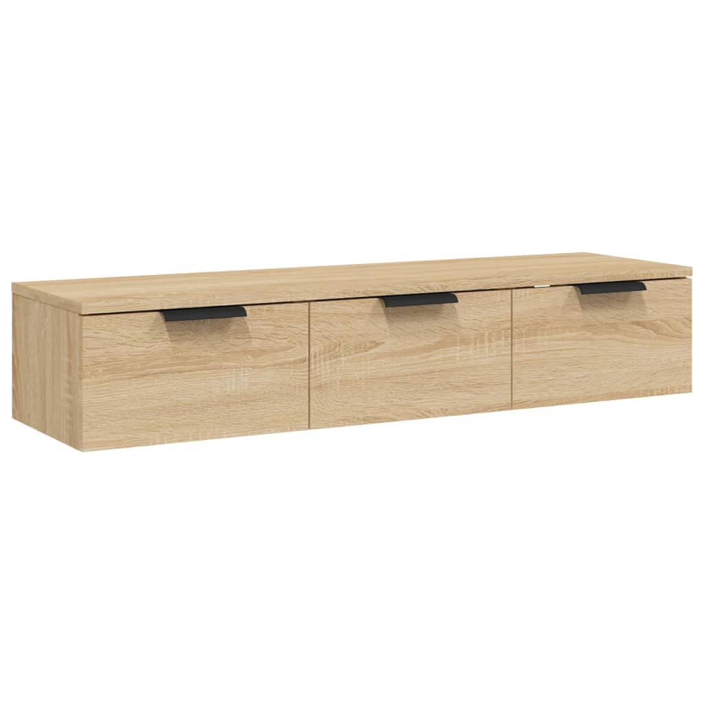 Wall Cabinet Sonoma oak Engineered wood 40.2 x 11.8 x 7.9 in