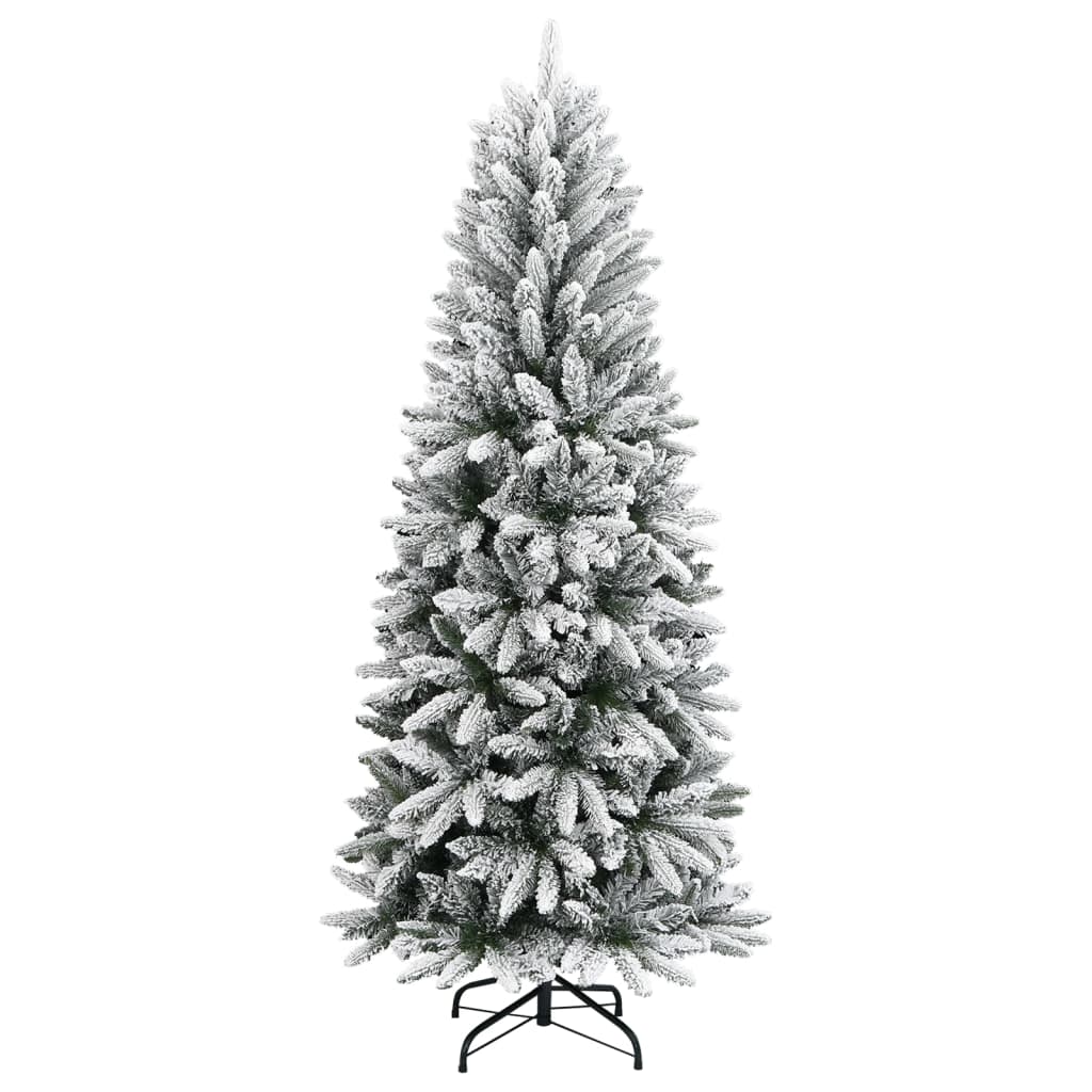 Christmas Tree White and green PVC and PE, Steel Medium