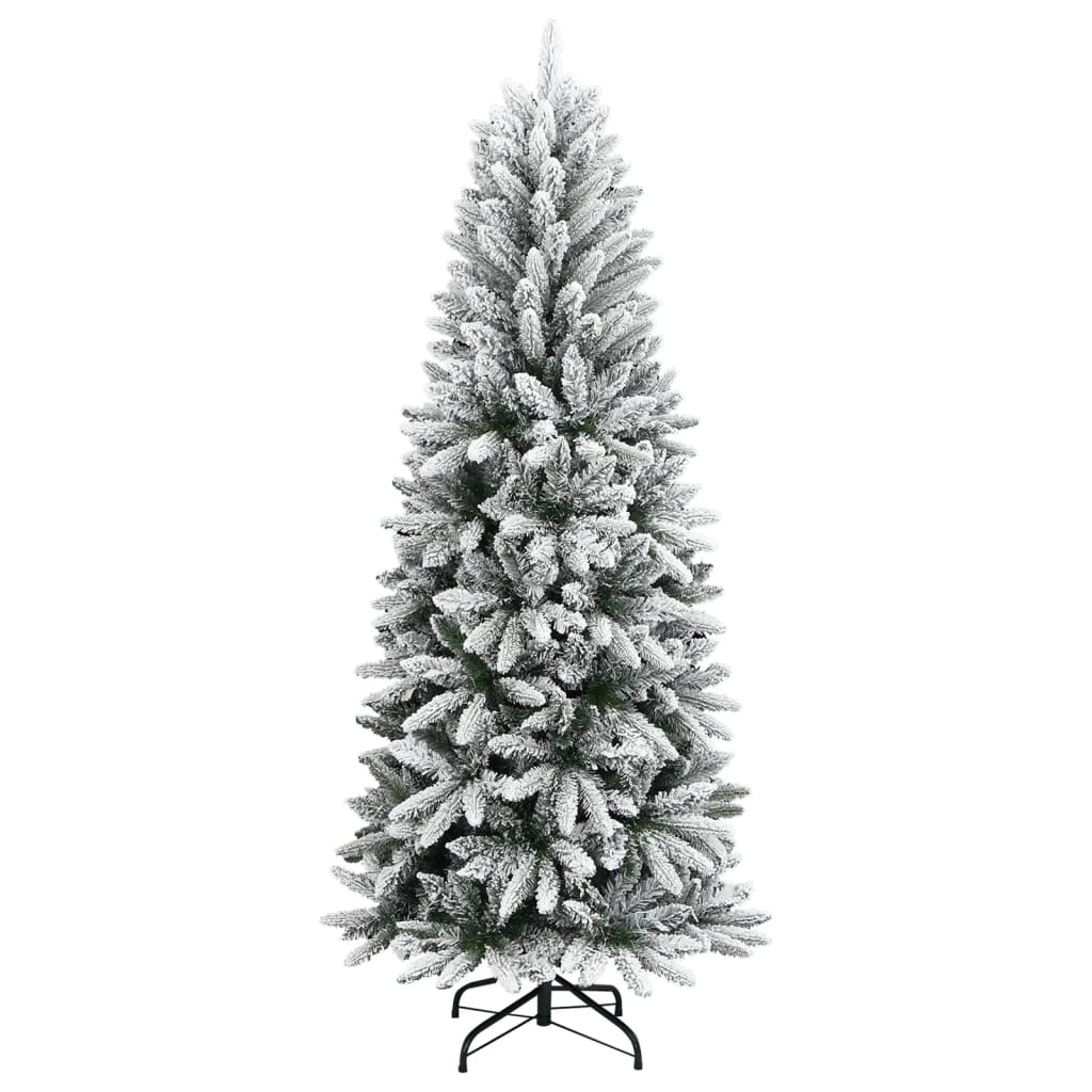 Christmas Tree White and Green PVC, PE, Steel Medium