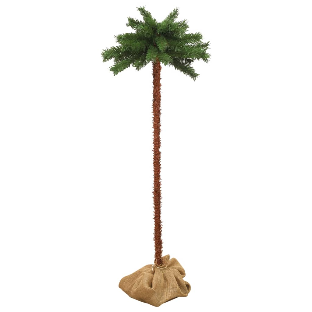Christmas Tree Green and brown PVC, steel, linen fabric Medium