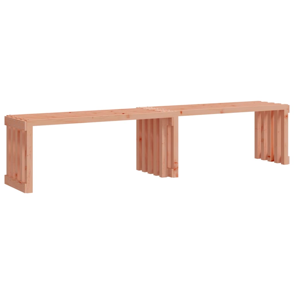 Garden Bench Natural Douglas Solid Douglas Wood Large