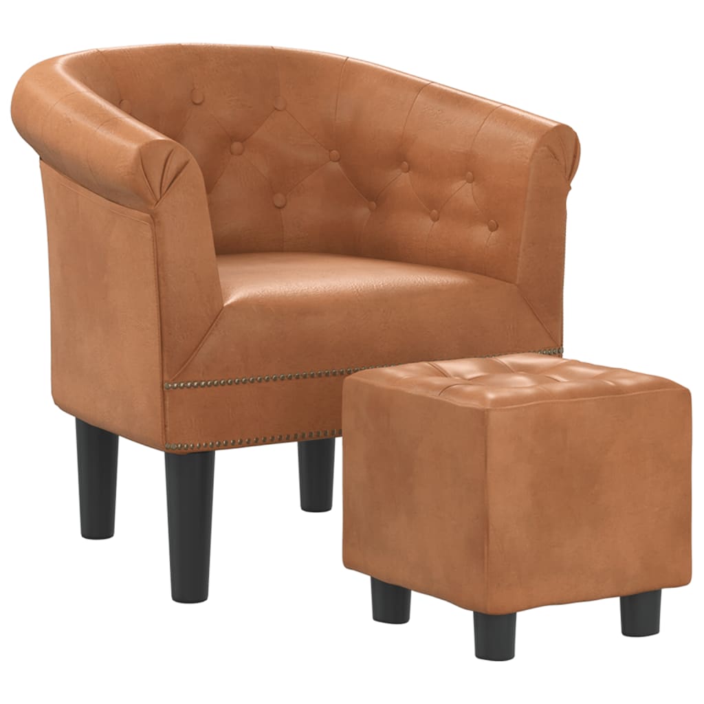Tub Chair Brown