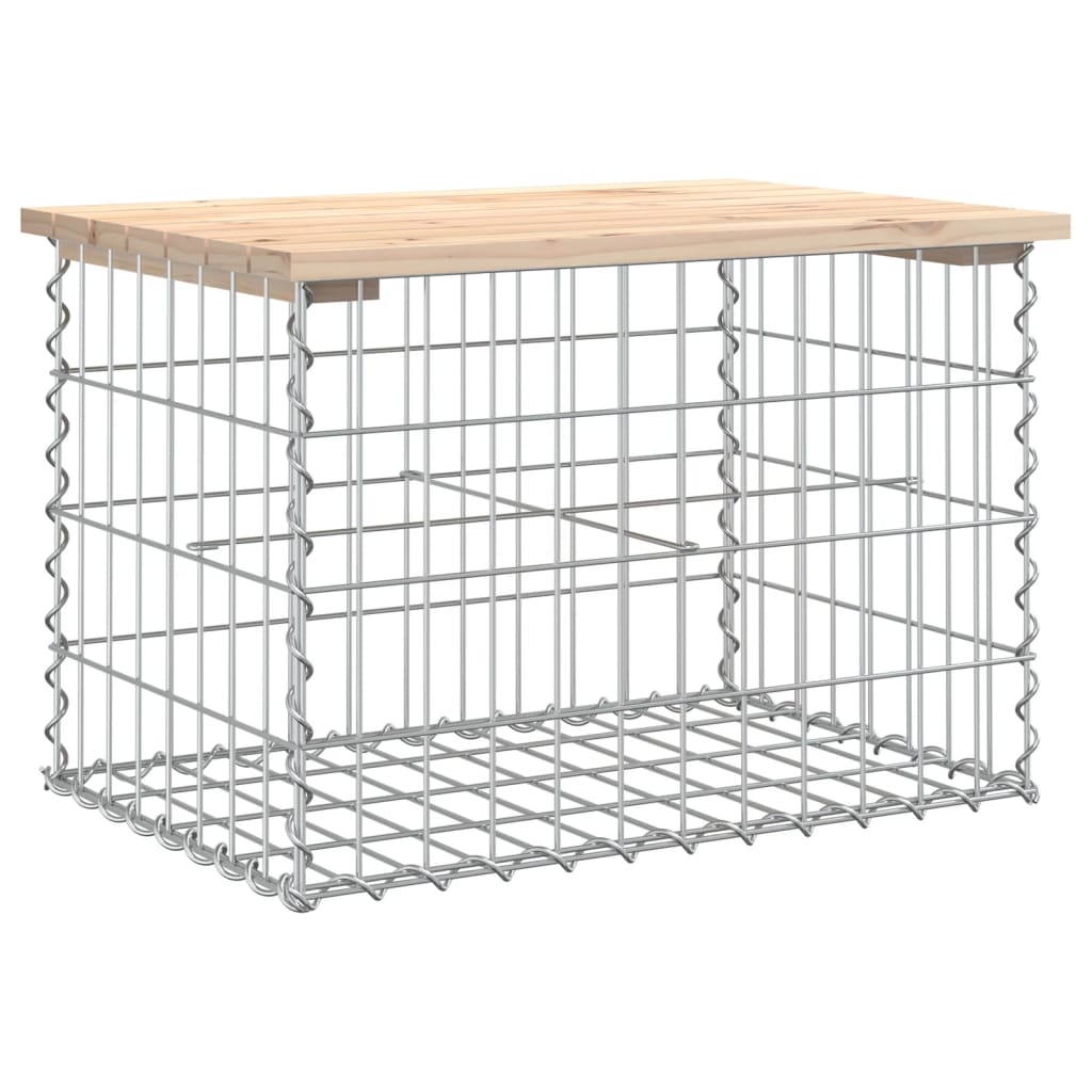 Garden Bench Natural Pine Wood Solid Pine Wood Compact Durable