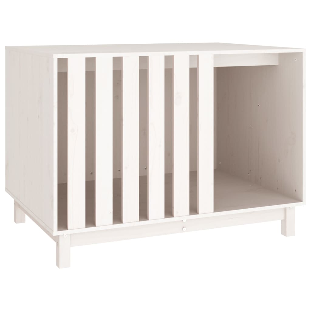 Dog House White Solid pine wood Medium Durable Dog House