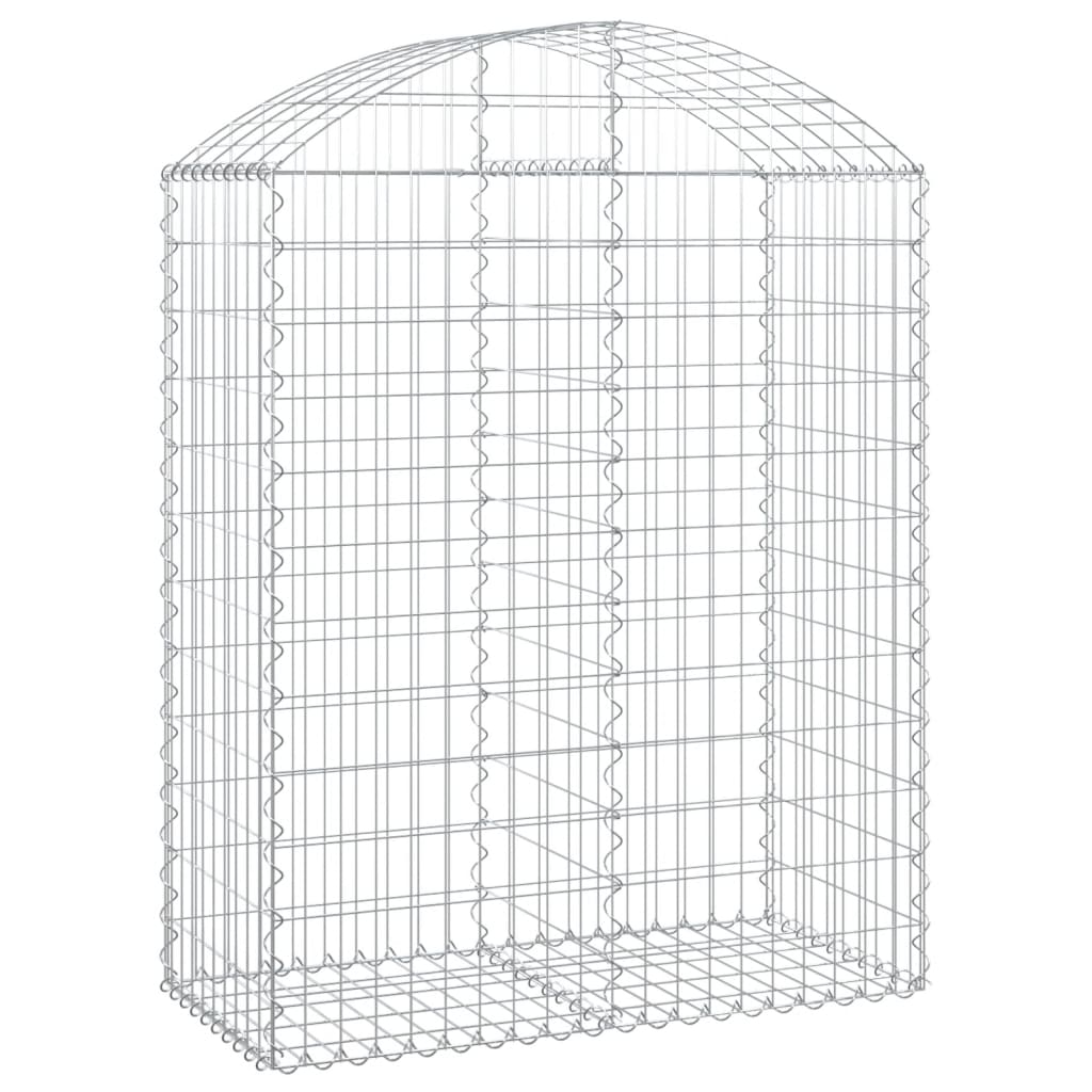 Gabion Basket Silver Galvanized Iron Large Decorative Inlays