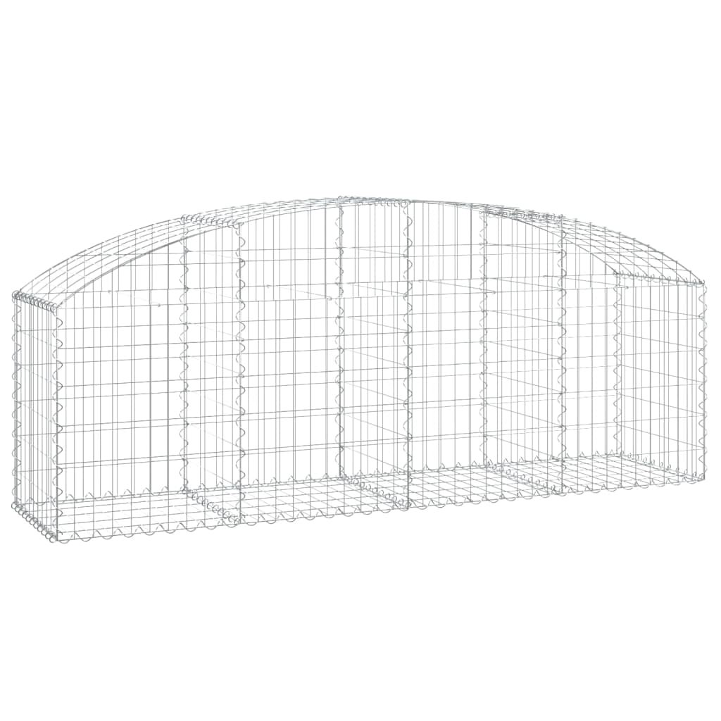 Gabion Basket Silver Galvanized iron Medium Durable