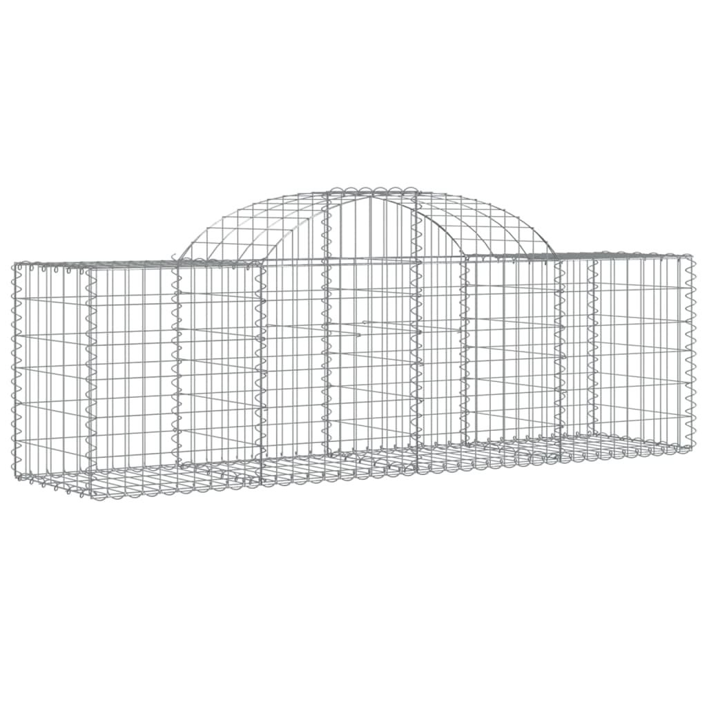 Gabion Basket Silver Galvanized iron Large Durable