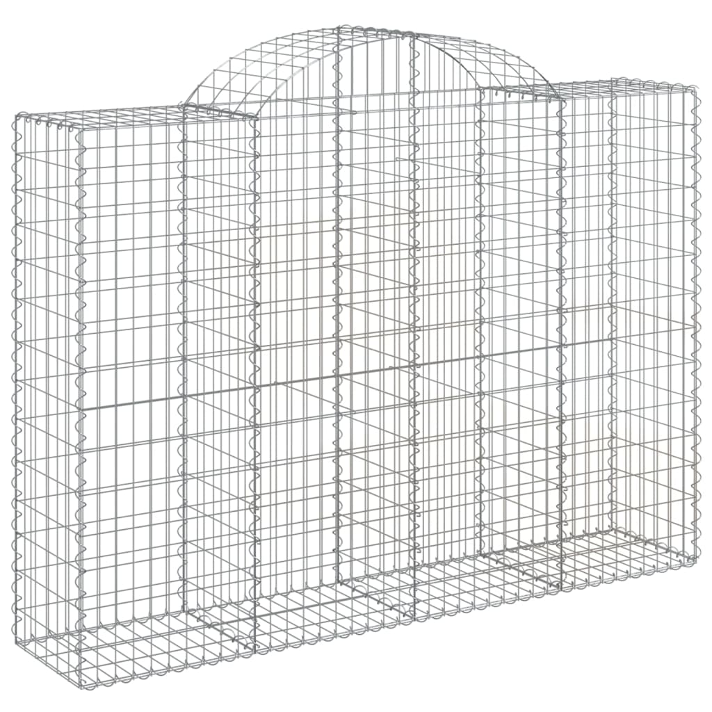 Gabion Basket Silver Galvanized Iron Large Durable