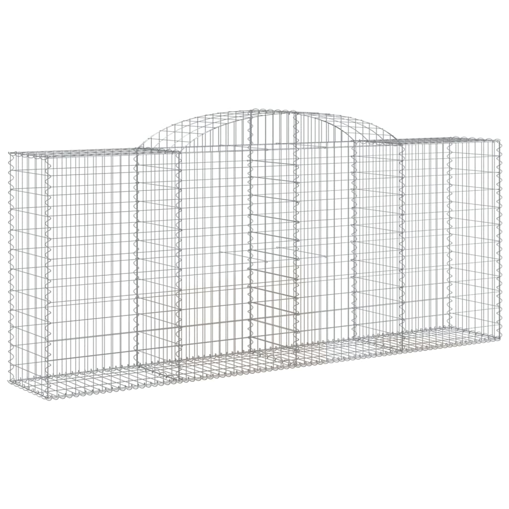 Gabion Basket Silver Galvanized Iron Large Sturdy Gabion Basket