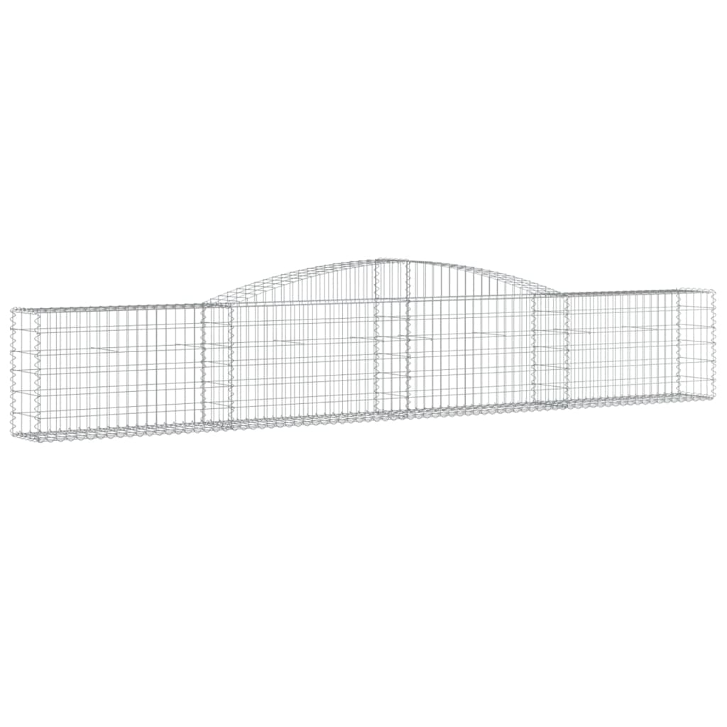 Gabion Basket Silver Galvanized Iron Extra Large