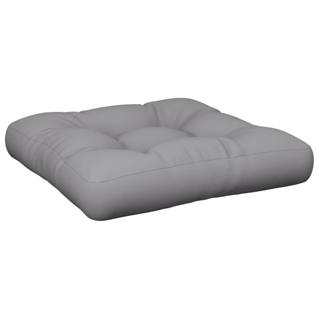 Pallet Cushion Grey Polyester 19.7 x 19.7 x 4.7 in