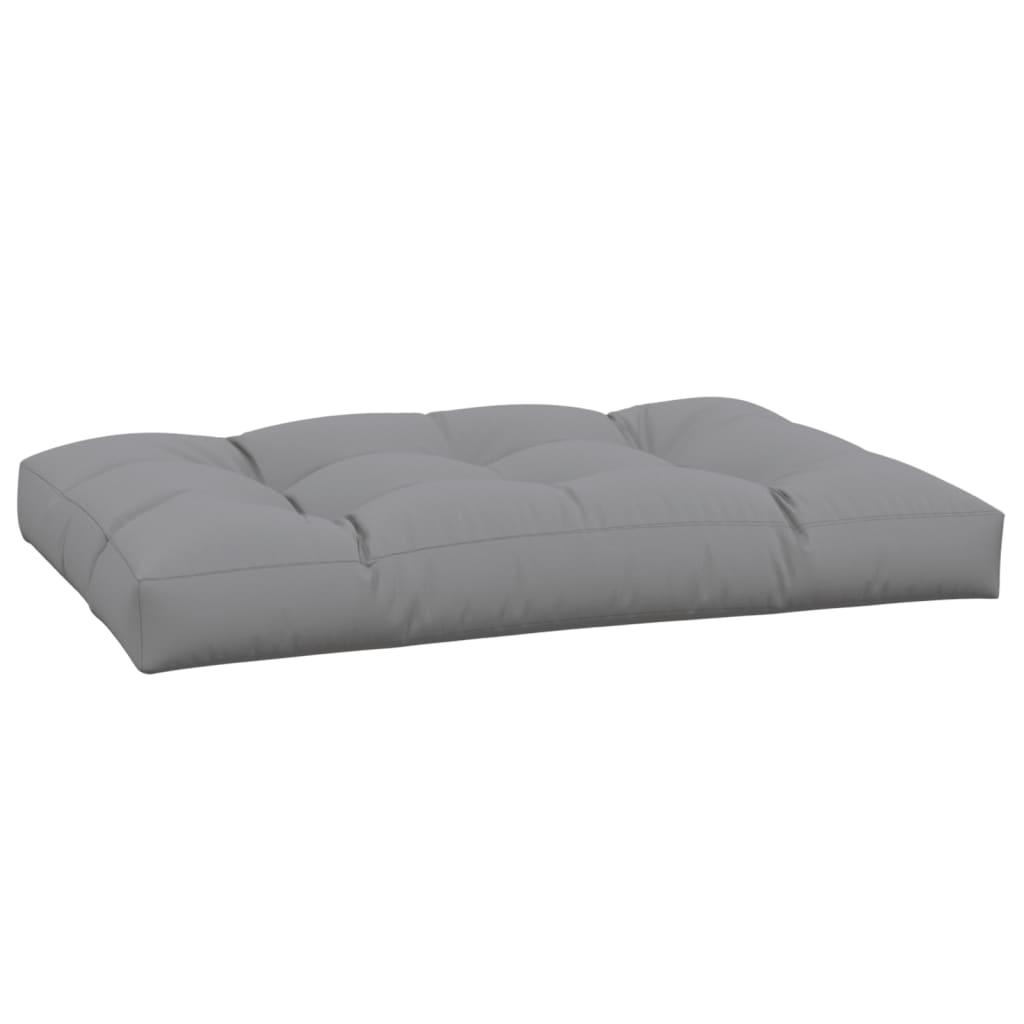 Pallet Cushion Gray Fabric (100% polyester) 47.2x31.5x4.7 in