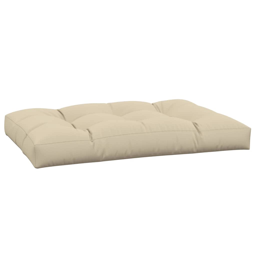Pallet Cushion Beige 47.2"x31.5"x4.7" Fabric