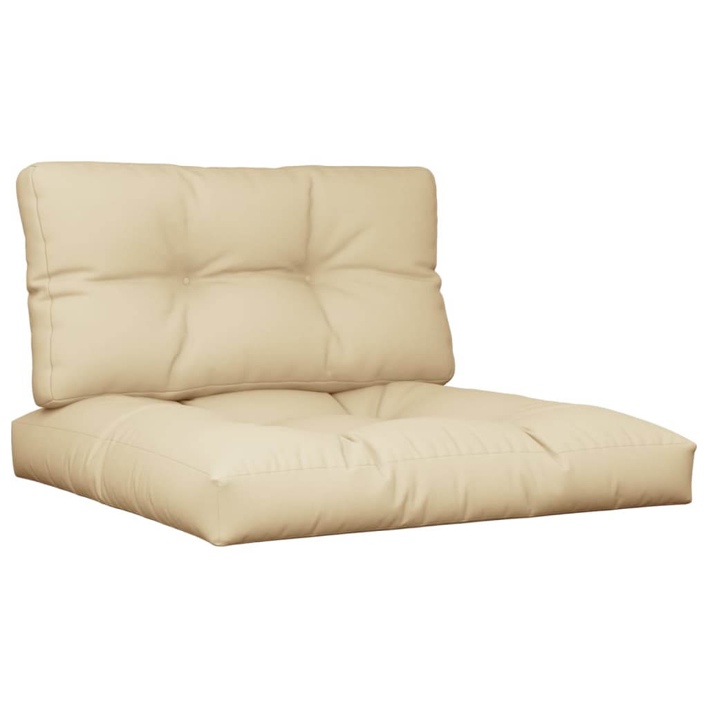 Pallet Cushion Beige 100% polyester 27.6 x 27.6 in