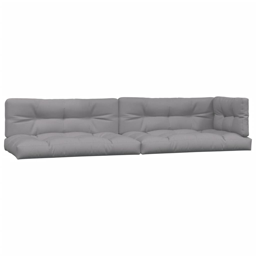 Pallet Cushion Grey Polyester 47.2 x 31.5 x 4.7 in Modular