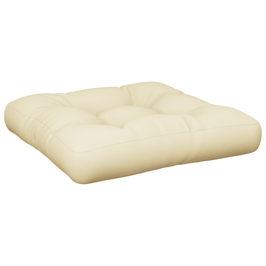 Pallet Cushion Cream 100% polyester 9.0" x 9.0" x 1.5