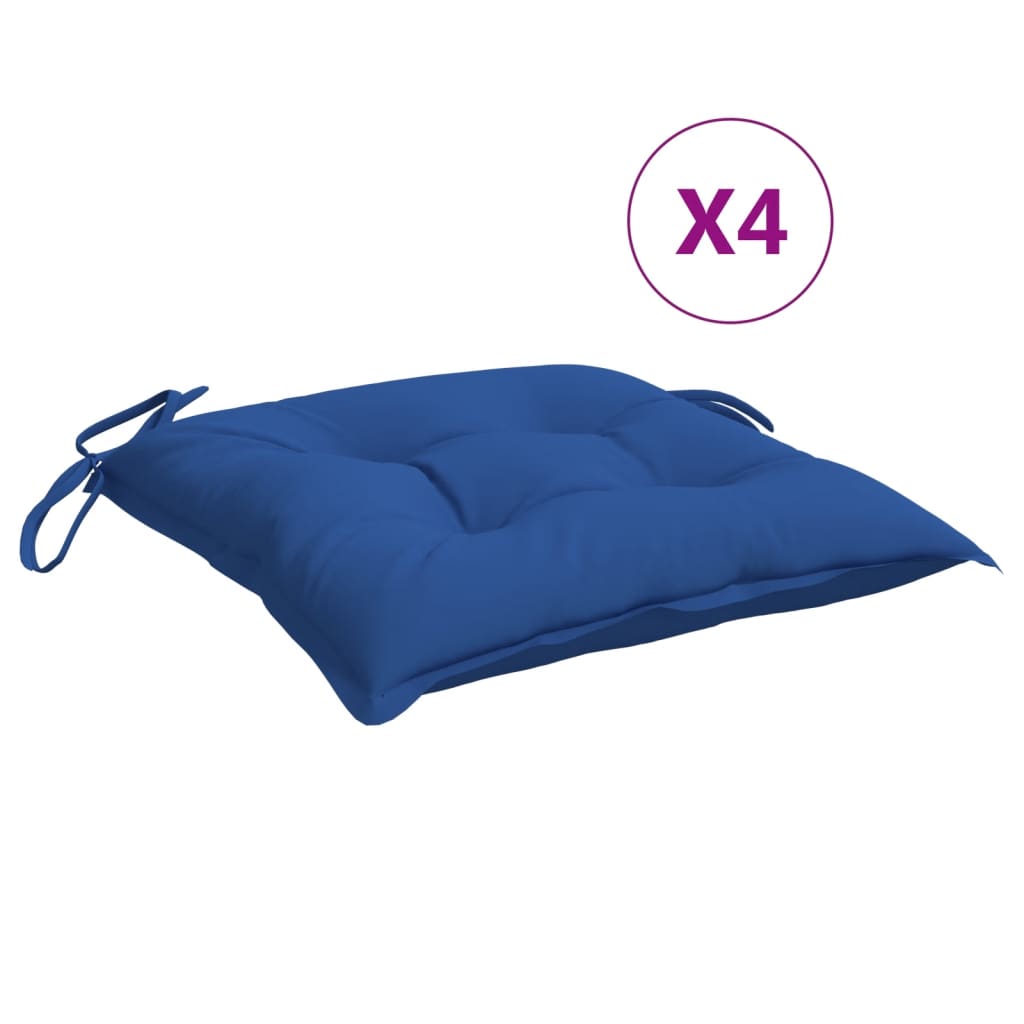 Pallet Cushion Set of 4 Blue Oxford fabric (100% polyester)