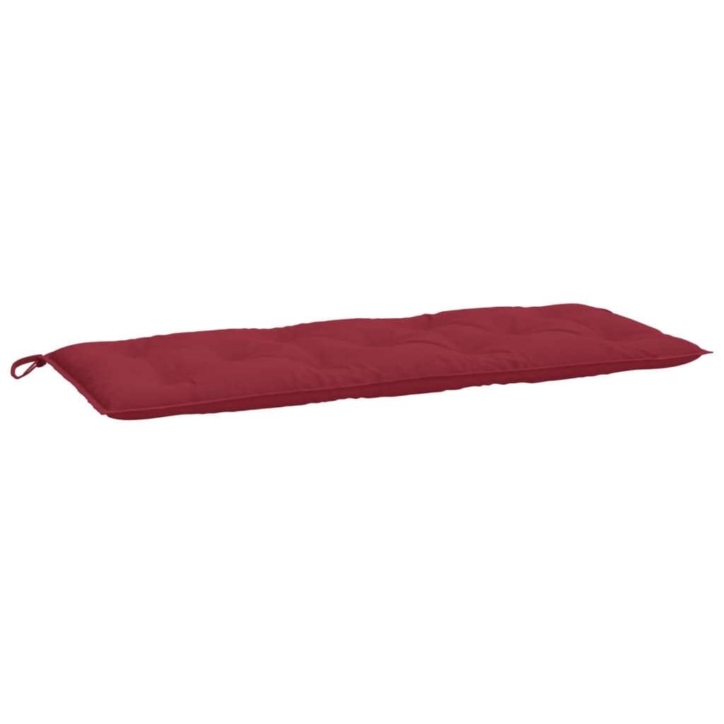 Garden Bench Cushion Wine red Oxford fabric (100% polyester)