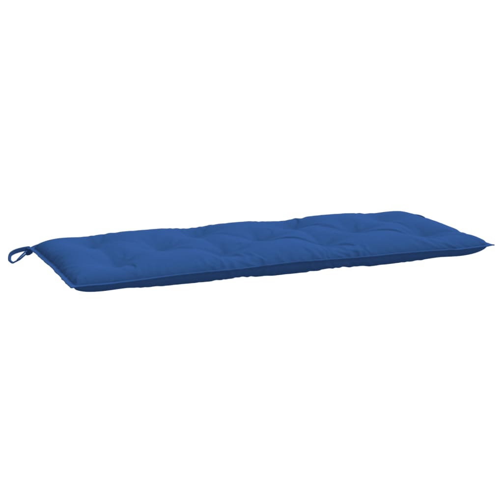 Garden Bench Cushion Blue Oxford fabric (100% polyester)
