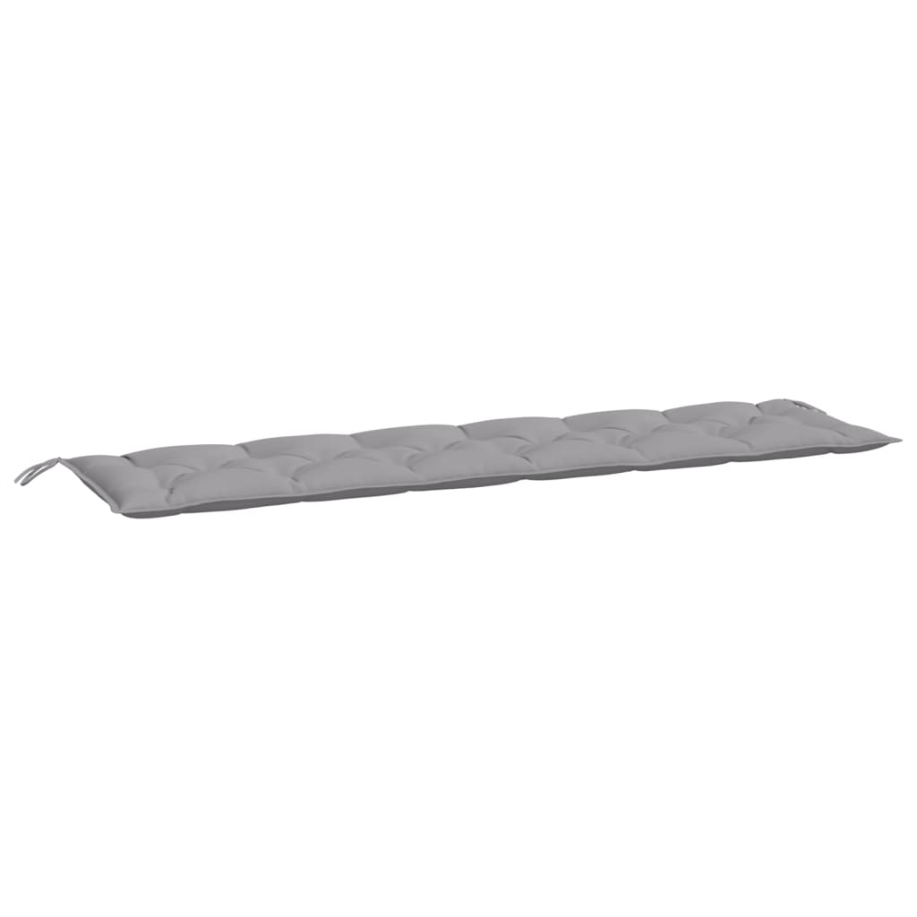 Garden Bench Cushion Grey Oxford fabric (100% polyester)