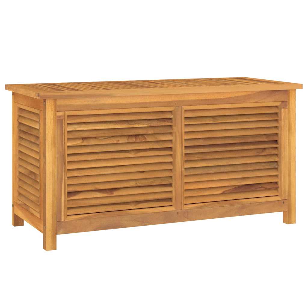 Garden Storage Box Teak brown Solid teak wood with water-based finish